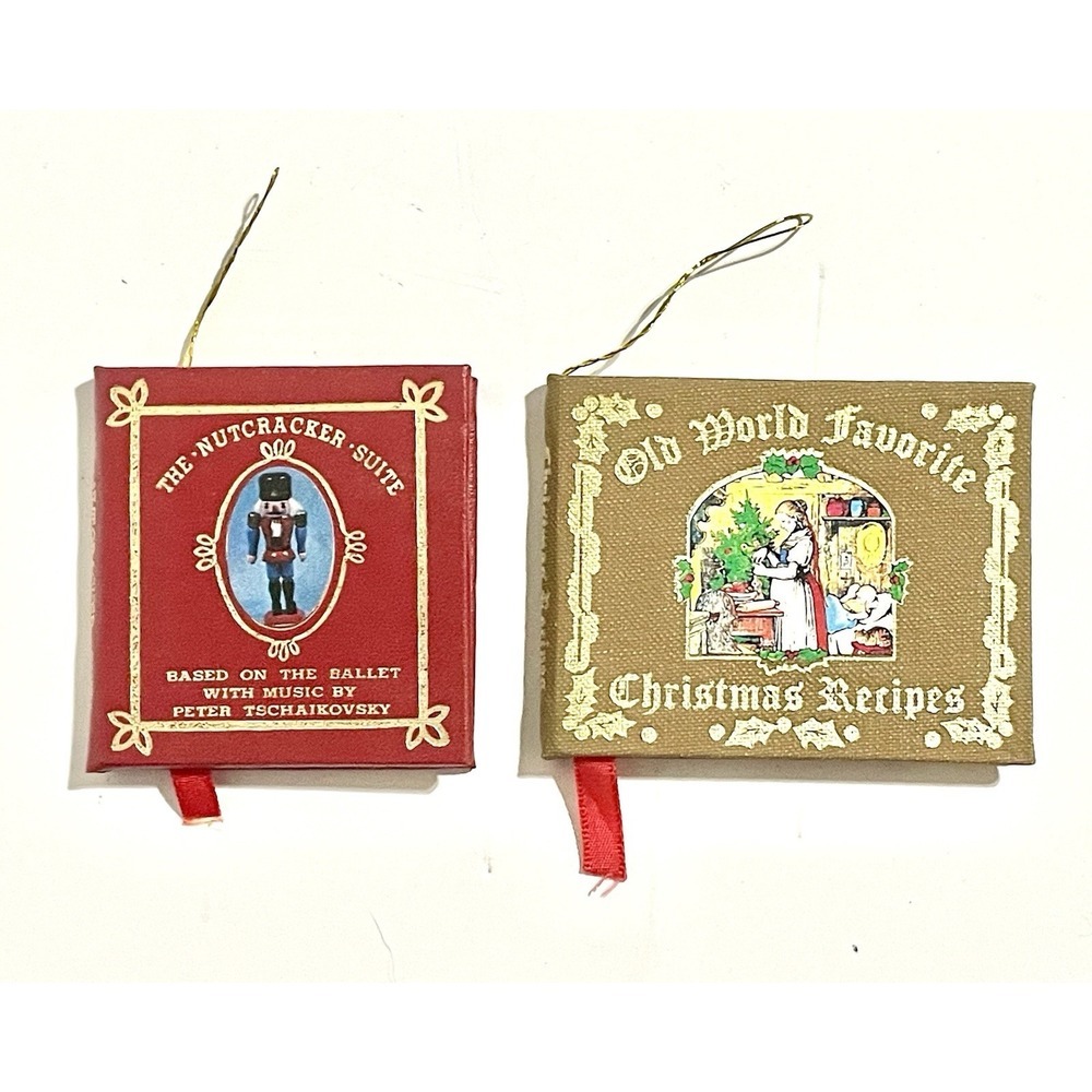 OLD WORLD FAVORITE CHRISTMAS RECIPES 1982 "THE NUTCRACKER SUITE" 1977 MINI BOOK